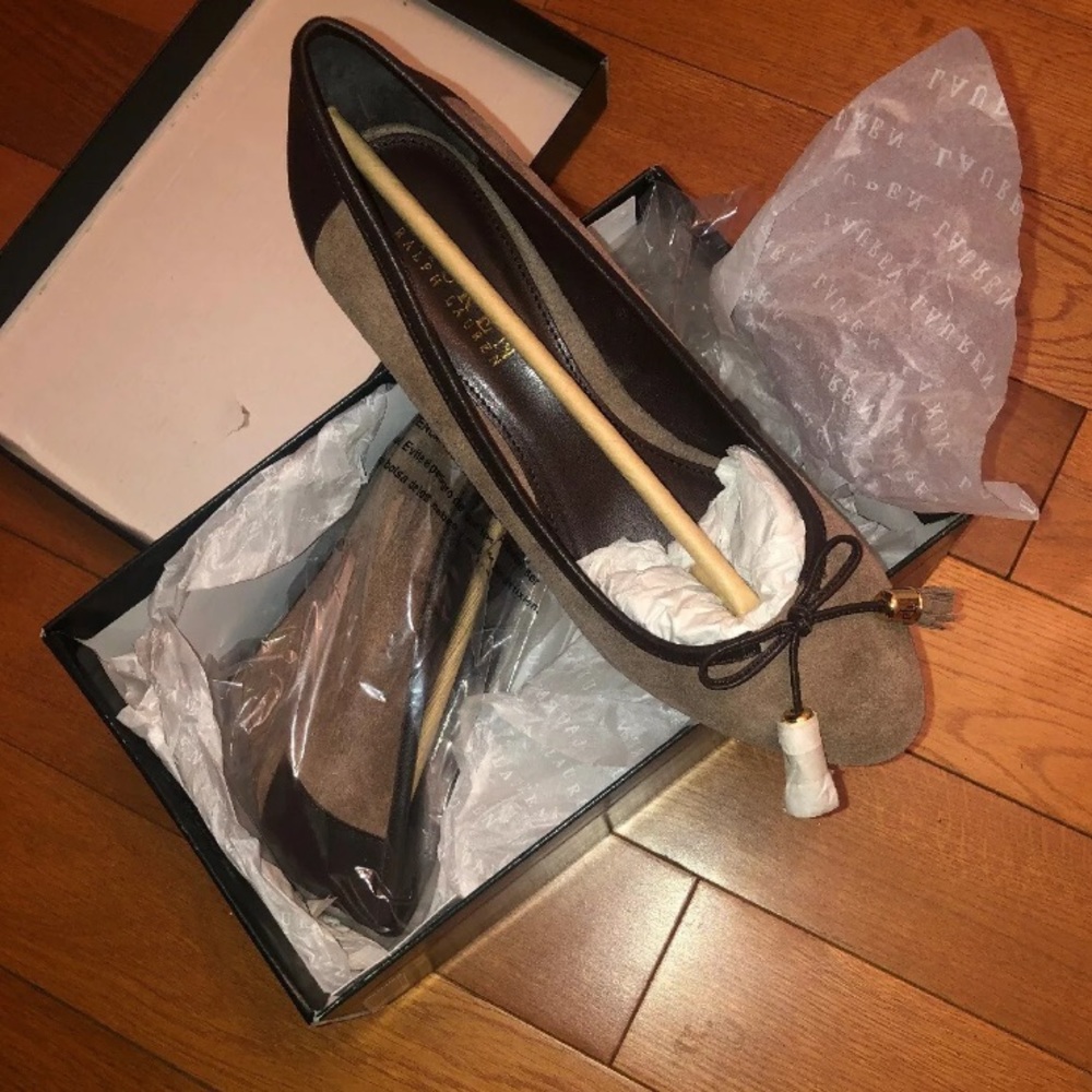 Ralph Lauren Bess Sport Suede/Burnished  Size 9